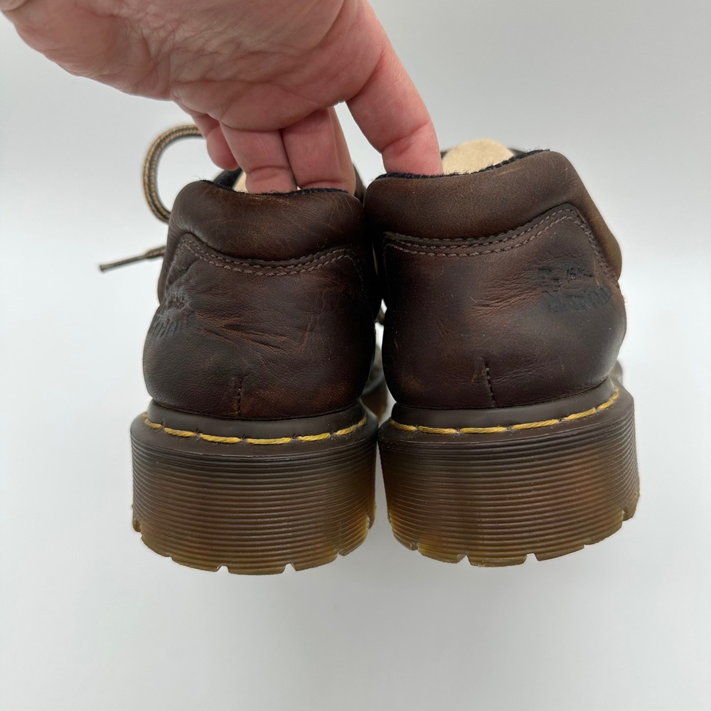 Vintage Dr. Martens Doc 10940 Size M8 / W9 in Grizzly Chunky Brown Leather Y2K - Picture 6 of 11